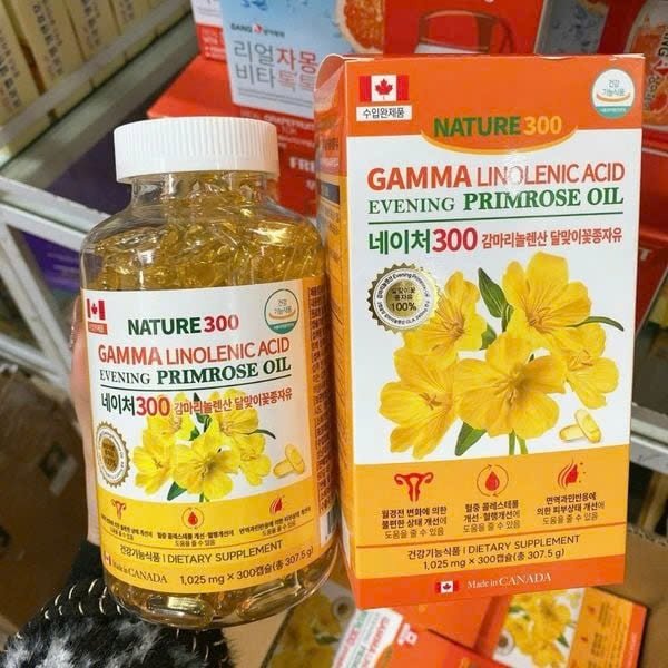Tinh Dầu Hoa Anh Thảo Vàng Gamma - Lọ 300 viên - EXP 20280605