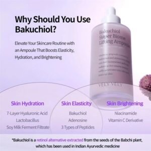 VELY VELY - Serum Bakuchiol Super Biome Lifting Ampoule 100ml - EXP 20280318
