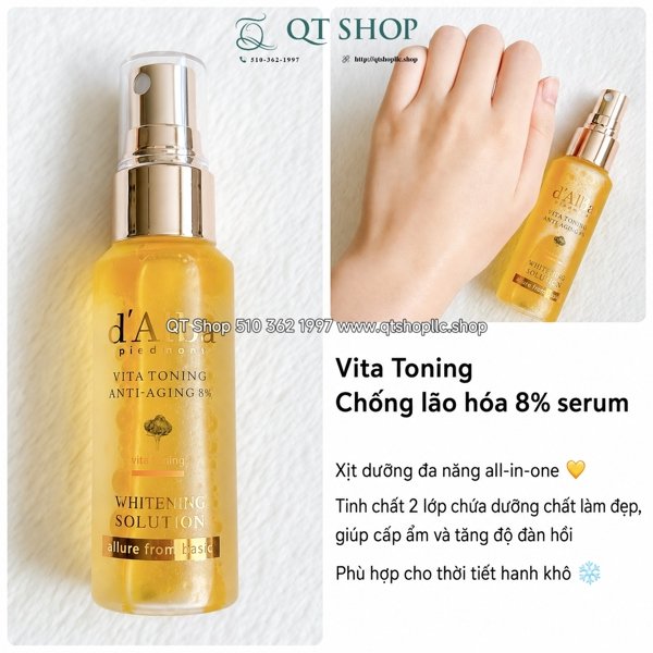 9dd03378f82b4161a9ffcc815faa9b6a D'ALBA - Set 5 Xịt Khoáng White Truffle 5 Solution Gift Box - 5ea x 52ml