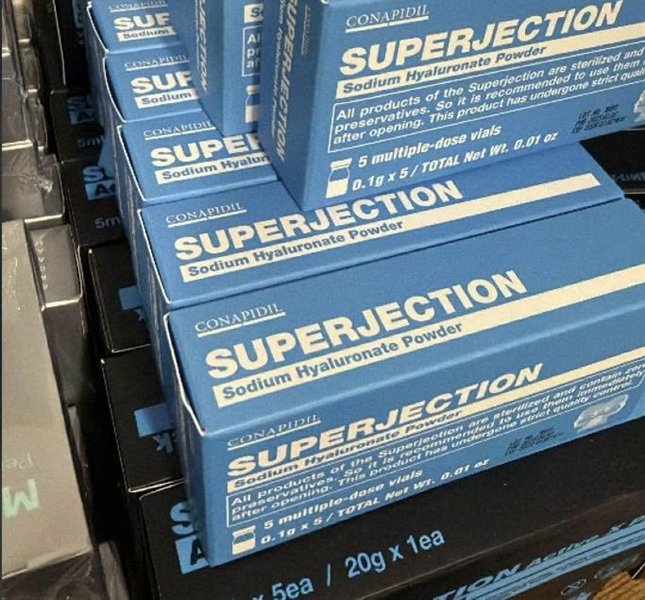 Pharmesthetics - Conapidil Superjection Sodium Hyaluronate Powder - 0.1gx5ea -Trẻ hoá và căng bóng (thay thế filler)