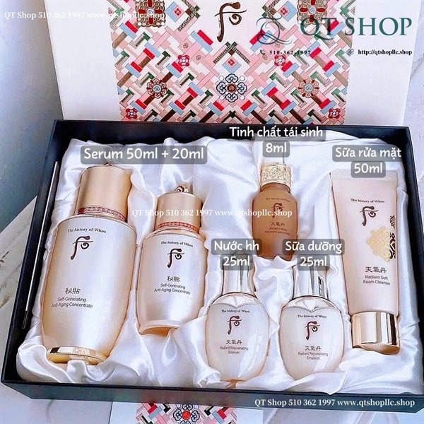 WHOO BICHUP - Set Serum Bichop 50 ml tặng 20ml - Thế hệ thứ 3 - 185$ - EXP 202805