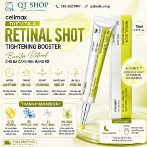 9fe9577db57244fca535ce9ea7a4473b CELIMAX - Retinal Shot Tightening Booster 15ml - Tinh Chất dưỡng chống lão hóa - EXP 20280916