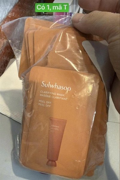 Sample Sulwhashoo Mask Lột - PEEL OFF - 5ml x 24 gói - Date 05/2027