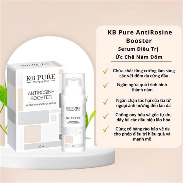 KB Pure - Serum Khử Nám Chuyên Sâu Antirosine Booster 30ml