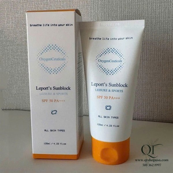 O2 - KCN Ceuticals Leport's Sunblock 120ml - EXP 202806