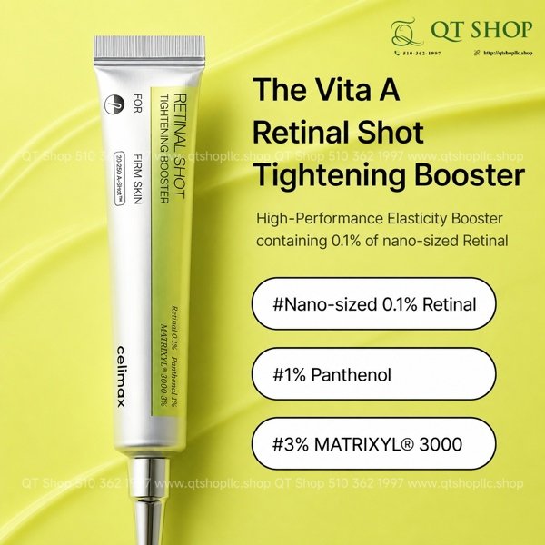 a4024566b51947a88b705587c5908bb8 CELIMAX - Retinal Shot Tightening Booster 15ml - Tinh Chất dưỡng chống lão hóa - EXP 20280916