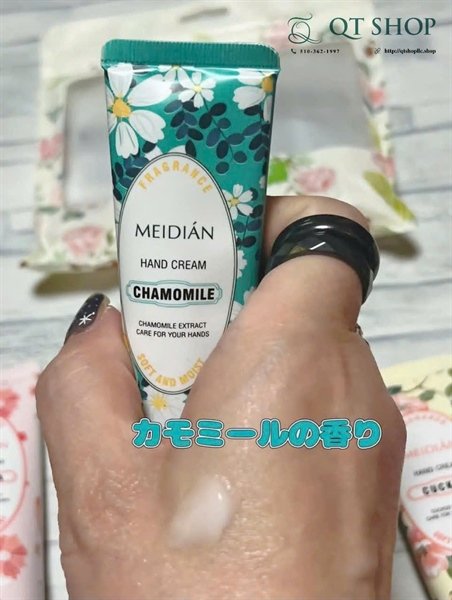 Set 5 Kem Dưỡng Tay MEIDIAN - Flower Fragrance Hand Cream - Japan