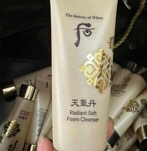 THE WHOO - Mini SRM Sữa Rửa Mặt Hoa Hiên Dạng Kem - 35ml - EXP 202807