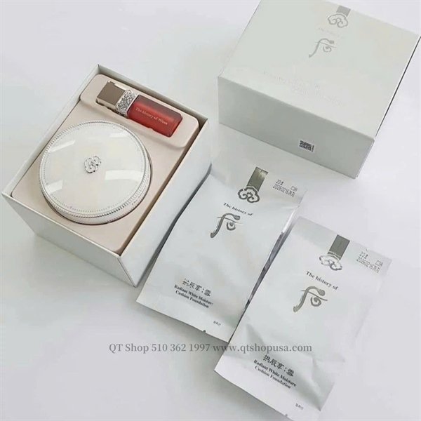 NONE - Set Phấn Cushion Whoo Trắng - 75$ - Tông 21