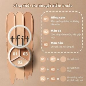 a719bd0c80e443bcb4d25e81eabc66f8 TFIT - Che Khuyết Điểm - 3 màu x 5g - EXP 202908