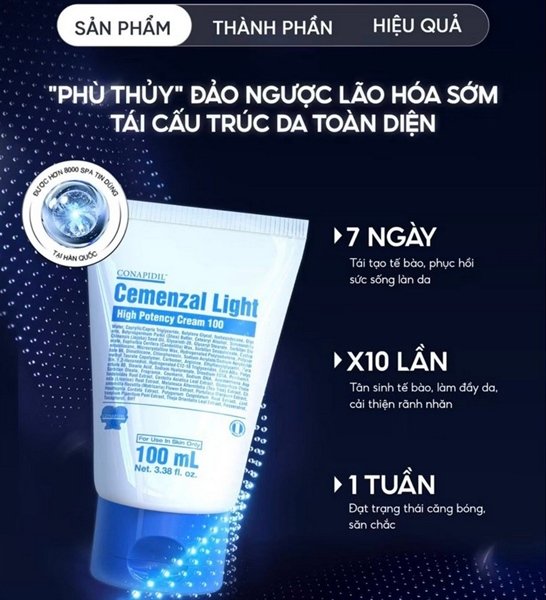 Pharmesthetics - Kem Dưỡng Tái Cấu Trúc - Tái Định Vị Ban Ngày Cemenzal Light 100ml - EXP 202808