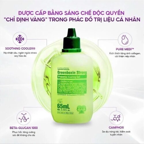 Pharmesthetics - CONAPIDIL GREENBOXIN STRONG 65ml: Tinh Chất Phục Hồi & Làm Dịu Kích Ứng Tức Thì