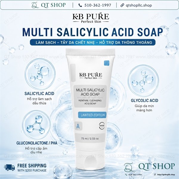 a88dcb9222554750b2157773f34b6418 KB PURE - SALICYLIC ACID SOAP 75 ml - Special Edition