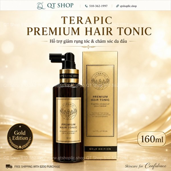 a8ca4b0de6184aba8948d9bfd2339a17 Xịt Dưỡng Tóc Hair Tonic Terapic 160ml - EXP 202901