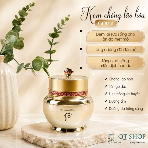WHOO BICHUP - Set Kem Bichop 60ml - EXP 202902 - 250$