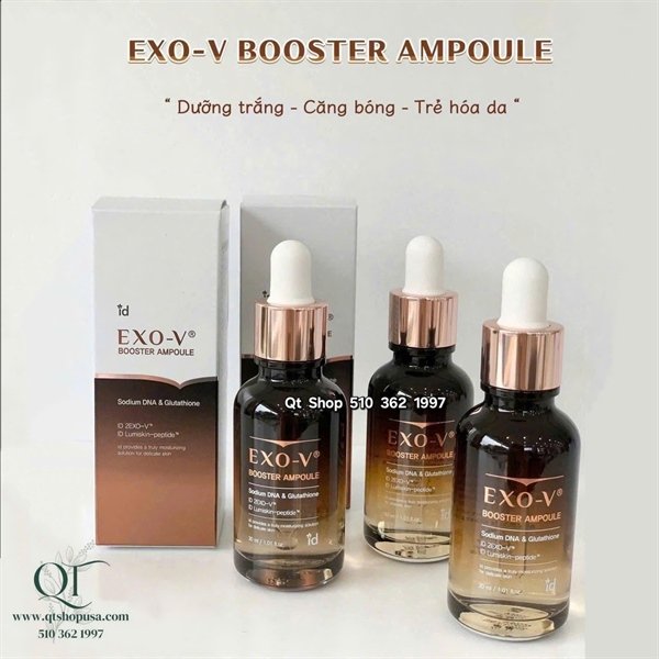 ID_Placosmetics Exo-V Serum Tái Sinh Da Booster Ampoule - EXP 20280731