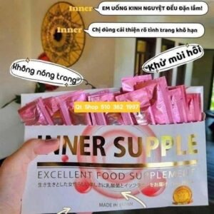 Nước uống tăng nội tiết tố Inner Supple - 28 gói - Japan - EXP 202712