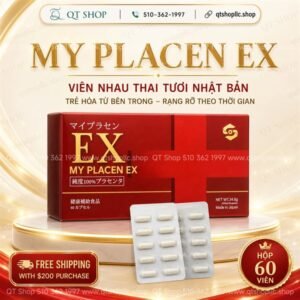 Viên Uống Nhau Thai Cuống Rốn My Placen EX - NEW - 60 viên - Japan - EXP 202702