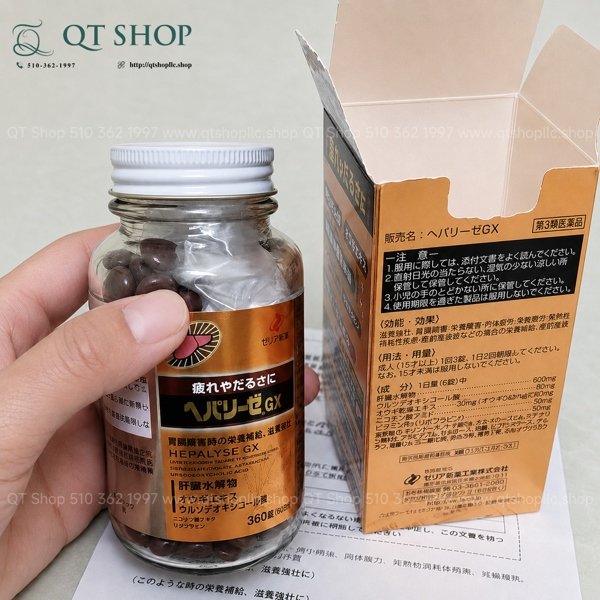 HEPALEYSE - Viên bổ gan GX 360V EXP 202807