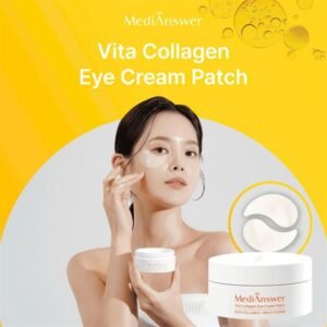 Mặt Nạ Mắt Medianswer Vita Collagen Eye Cream Patch - 60ea - màu vàng