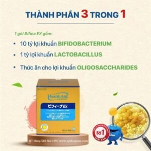 Men Vi Sinh EX - MÀU VÀNG- 60 gói - EXP 202612