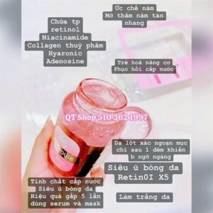 Serum tinh chất ampoule X5 retinol all night hủ hồng