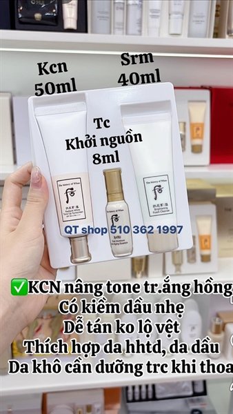 Set KCN Whoo Trắng - 60$ - EXP 202703