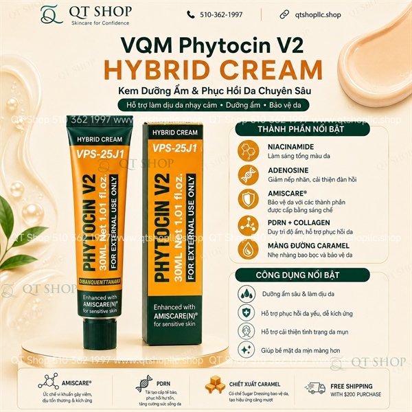 Pharmesthetics - Kem Phục Hồi Phytocin V2