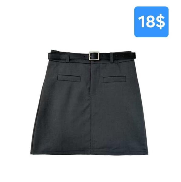 Chân váy kaki mềm