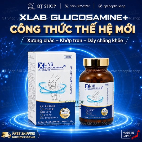 b29edf577540413f9843e15682002b44-1 @ Xlab Glucosamin+ 150 viên - EXP 20280407