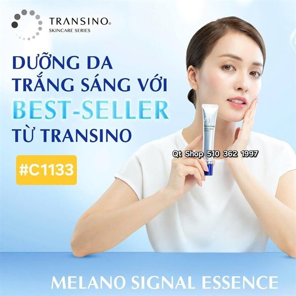 b367000688884a80a7287a9ae42051e7 Tinh chất dưỡng trắng da Transino Melano Signal Essence - 50gr - Date 03/2028
