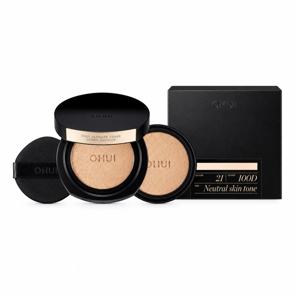 OHUI - Cushion OHUI Đen Ultimate Cover Denier Cushion - Tông #21 - 1 hộp + 1 lõi refill