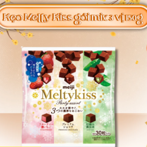 Socola tươi Meiji Meltykiss JP - mix 3 vị - 30 viên - EXP 202610