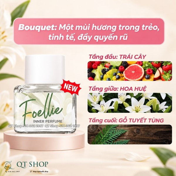 BODY - Nước Hoa Vùng Kín - Foellie Eau De Bouquet 5ml