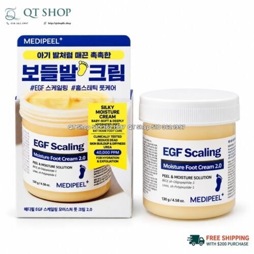 MEDIPEEL - Kem Dưỡng & Tái Tạo Gót Chân EGF Scaling Moisture Foot Cream - 130g