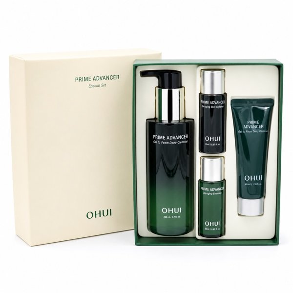 OHUI - Set Ohui Xanh Prime Advance Gel to foam Deep Cleanser