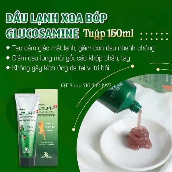 be56e7168886449a844a848ee0b7039c Dầu Lạnh Glucosamine Hàn Quốc - EXP 202902