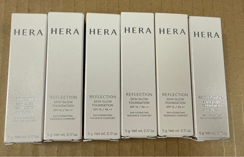 Combo 6 Mini Kem Nền Hera 21N1 - 5g - EXP 202811