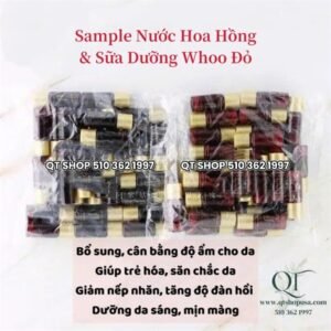 Sample NHH + Sữa Dưỡng Whoo Đỏ - 30eax2 - EXP 2028