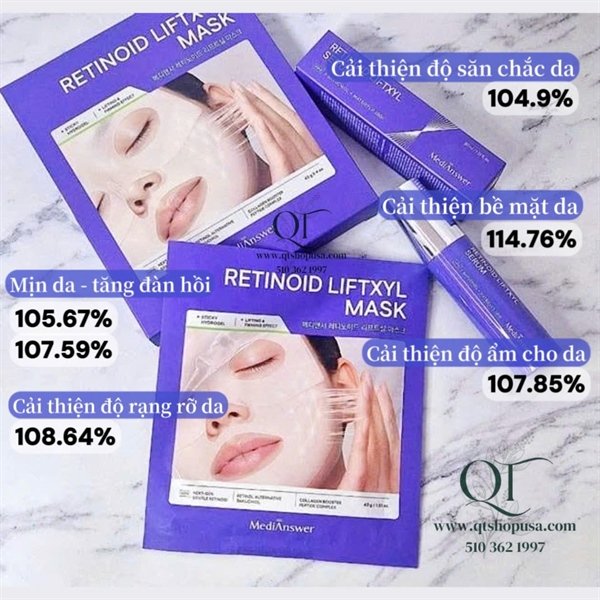 bec99eabc6e54aed8c7410b37e1942f3 MEDIANSWER RETINOID LIFTXYL MASK - Mặt Nạ Retinol - 4ea