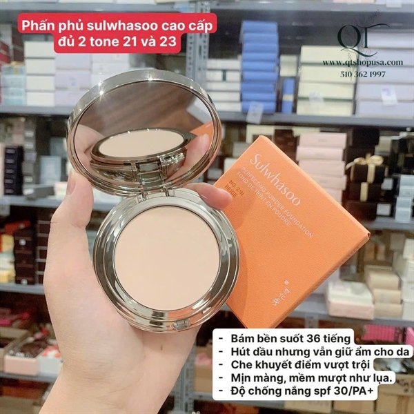 Phấn Phủ Bột Nén Sulwhasoo #21 -65$