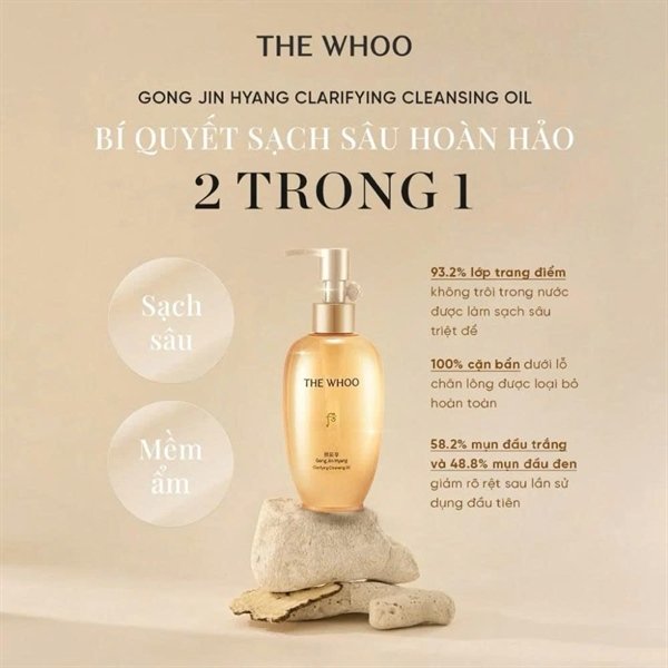 Dầu Tẩy Trang Whoo Vàng - 200ml