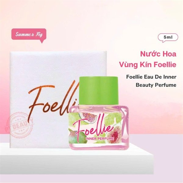FOELLIE - Nước Hoa Vùng Kín Summer Fig Trắng - 5ml