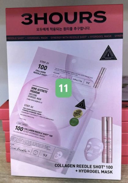 Mặt Nạ Collagen Reedle Shot 100 + Hydrogel Mask - HỒNG - EXP 202709