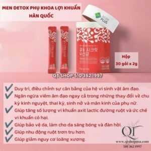 Body Plus Girl's Secret Probiotics - Men detox phụ khoa lợi khuẩn 2g x30ea - EXP 202705