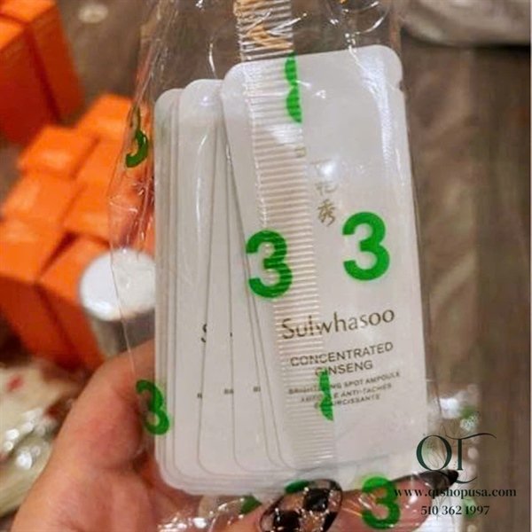 c2dd1cae59ed495ca3ebb6462d2b3d8f SULWHASOO - Sample Ampoule Trị nám Brightening Spot 1ml x 12 gói - EXP 20280119