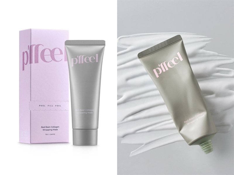 Mask Peel PFFEEL - Red Bean Collagen Wrapping Mask - 70g - Da nhạy cảm