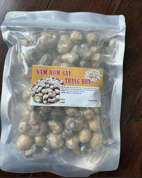 Nấm rơm sấy thăng hoa - 100gr - LIMIT 1 KHÁCH 2 BỊCH