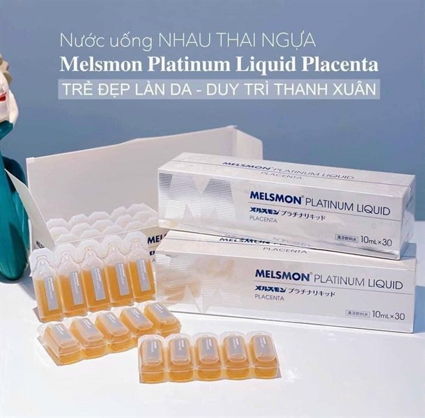 Nhau Thai Ngựa Melsmon - Japan - 30 ống - EXP 202704