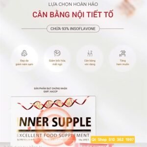 Nước uống tăng nội tiết tố Inner Supple - 28 gói - Japan - EXP 202712